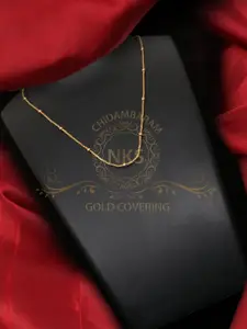 Arudhras fashion jewels Gold-Plated Brass Necklace