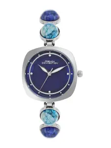 French Connection Women Round Dial & Bracelet Style Straps Analogue Watch FCD2USM