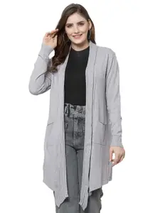 Mafadeny Long Sleeves Open Front Shrug