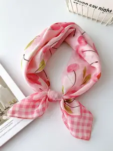 QUECY Women Floral Printed Scarf