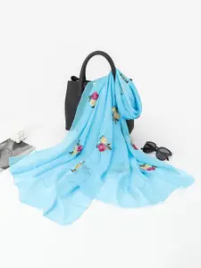 QUECY Women Embroidered Scarf