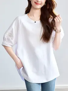 StyleCast Women Cotton Round Neck Top