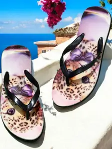 Pampy Angel Women Purple Croslite Flip Flops