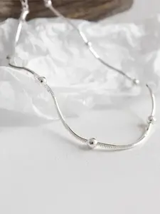 Estailo fashion Silver-Plated Anklet