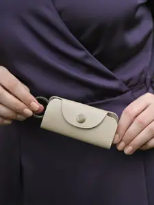 Anuschka Women Abstract Textured Leather Two Fold Wallet