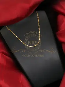 Arudhras fashion jewels Gold-Plated Brass Necklace