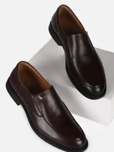 Louis Philippe Men Leather Formal Slip-Ons
