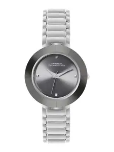 French Connection Women Sunray Dial & Bracelet Style Straps Analogue Watch FCN0136SM