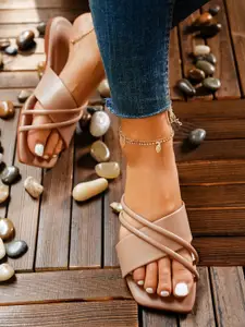 SKOLL Women Open Toe Flats