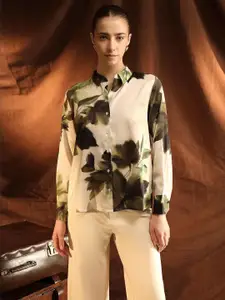 Kazo Women Printed Formal Shirt