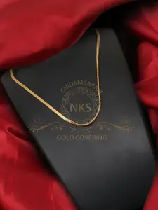 Arudhras fashion jewels Gold-Plated Brass Necklace