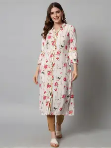 Anouk Women Floral Printed Daily A-Line Kurta