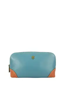 Anuschka Women Colourblocked Leather Zip Heritage Around Wallet