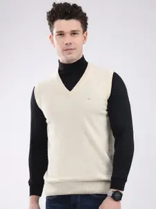 Monte Carlo Men V-Neck Woollen Sweater Vest