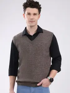 Monte Carlo Men V-Neck Woollen Sweater Vest