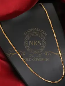 Arudhras fashion jewels Gold-Plated Brass Necklace