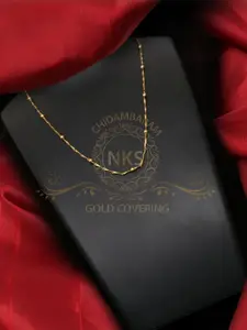 Arudhras fashion jewels Gold-Plated Brass Necklace