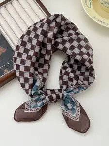 QUECY Women Checked Scarf