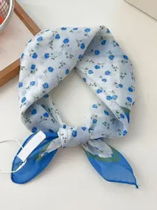 QUECY Women Self Design Printed Scarf