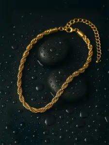 Accessorize Stainless Steel 14k Gold-Plated Handcrafted Necklace