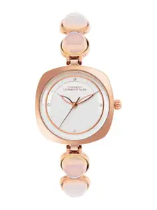 French Connection Women Sunray Round Dial & Bracelet Style Straps Analogue Watch FCD2RGM