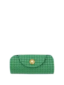 Anuschka Women Textured Heritage Basket Embossed Caladium Leather Two Fold Wallet