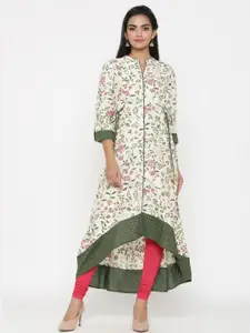 Anouk Women Printed Thread Work Kurta