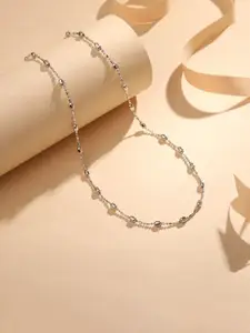 Cierra Silver-Plated Sterling Silver Beaded Necklace