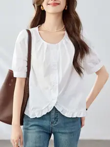 StyleCast Women Cotton Shirt Style Top