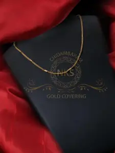 Arudhras fashion jewels Gold-Plated Brass Necklace