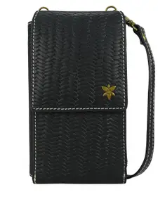 Anuschka Women Textured Leather Zip Around Wallet