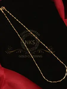 Arudhras fashion jewels Gold-Plated Brass Necklace