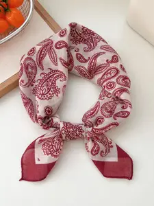 QUECY Women Paisley Printed Casual Scarf