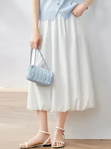 StyleCast A-Line Midi Skirt