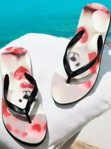 Pampy Angel Women Red Croslite Flip Flops