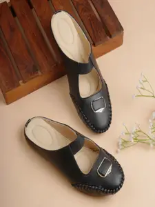 SKOLL Women Mules Flats with Buckles