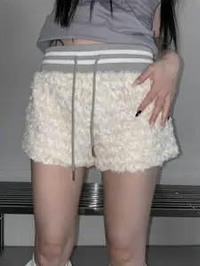 StyleCast Women Self Design Regular Fit Mid-Rise Cotton Shorts