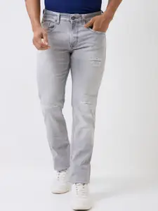 SPYKAR Actif Men Mid-Rise Highly Distressed Cotton Heavy Fade Stretchable Jeans