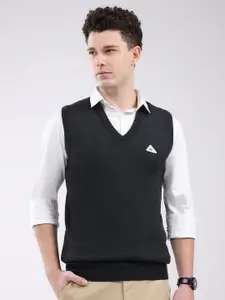 Monte Carlo Men V Neck Woollen Sweater Vest
