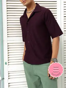 Kook N Keech Textured Short Sleeve Shirt