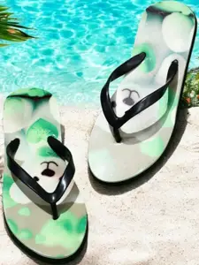 Pampy Angel Women Green Croslite Flip Flops