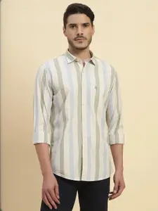 Cantabil Men Comfort Striped Casual Shirt