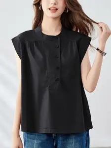 StyleCast Women Extended Sleeves Cotton Shirt Style Top