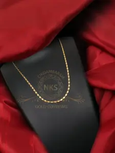 Arudhras fashion jewels Gold-Plated Brass Necklace