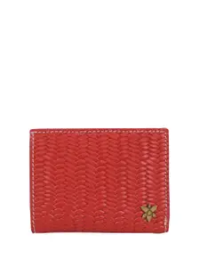Anuschka Women  Textured Leather Two Fold Wallet