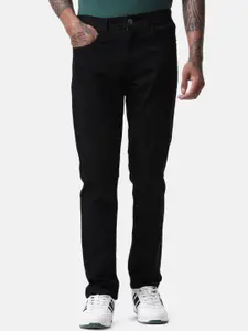 WROGN Men Comfort Slim Fit Mid-Rise Cotton Jeans