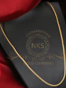 Arudhras fashion jewels Gold-Plated Brass Necklace