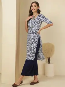 Anouk Rustic Women Ethnic Motifs Printed Crepe Kurta