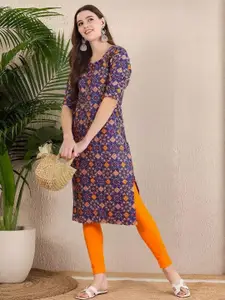 Anouk Rustic Women Ethnic Motifs Printed Crepe Kurta