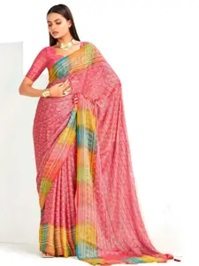 Stylum Bandhani Printed Bandhani Saree